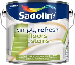 PÕRANDAVÄRV SADOLIN SIMPLY REFRESH BC 2,33L LÄBIPAISTEV POOLMATT