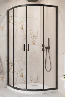 DUŠINURK RADAWAY ALIENTA BLACK A 90X90X190CM