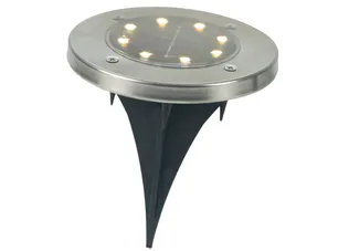 AIAVALGUSTI SOLAR LED Ø11,5CM PÄIKESEPANEELIGA 2TK