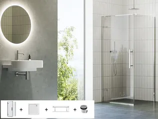 DUŠIKOMPLEKT RAVAK 90X195CM 5 IN 1 COSD1+COPS, SET3 KROOM