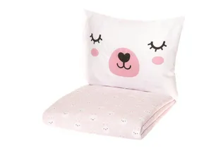 VOODIPESUKOMPLEKT 4LIVING 150X210CM + 50X60CM ROOSA