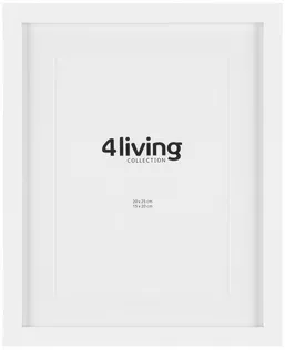 PILDIRAAM 4LIVING NICE 20X25CM VALGE