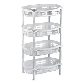 RIIUL PLASTMASSIST 51X31X85CM, VALGE