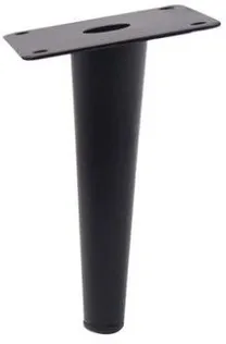 MÖÖBLIJALG 32X200MM VILTUNE KITSENEV JALG, MUST