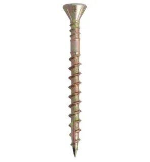 PUIDUKRUVI SENCO LINDIS HOBAU 35X4,2MM KOLLANE ZN PH2, 1000TK PAKIS