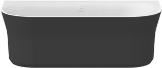 AKRÜÜLVANN RAVAK YPSILON WALL 178X86CM MUST/VALGE