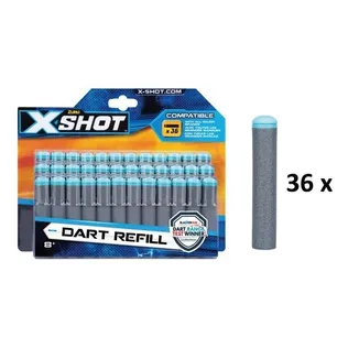 MÄNGUPÜSTOLI KUULID XSHOT DART REFILL, 36TK PAKIS