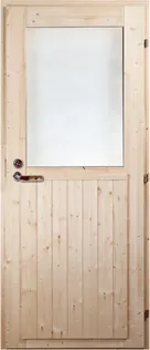 VÄLISUKS NORDIC TIMBER PRODUCTS PUIDUST SUURE KLAASIGA 8X19 PAREM