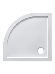 DUŠIALUS ÜMMARGUNE 90X90X4CM VALGE