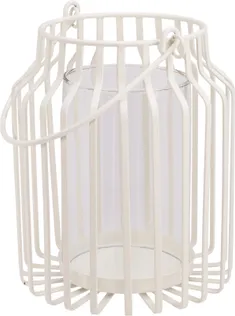 LATERN 18X21,5CM VALGE