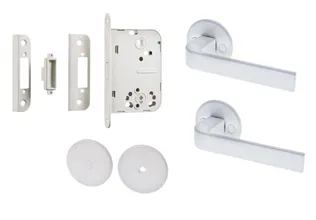 MAGNETLUKU KOMPLEKT VALNES PIMEKILBIGA, VALGE