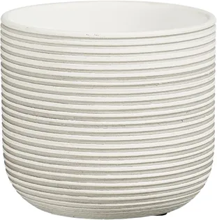 ÜMBRISPOTT MICA DECORATIONS SAMUEL Ø15CM VALGE