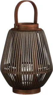 LATERN MICA DECORATIONS CELIE Ø22CM PRUUN