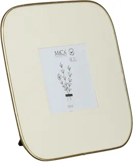 PILDIRAAM MICA DECORATIONS 21,5X21,5CM VALGE