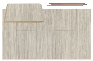 LAEPANEEL MALER MDF 6X160X1200MM VANILJETAMM 1,54M² PAKIS