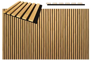 AKUSTILINE SEINAPANEEL 19X300X2600MM TAMM 0,82M² PAKIS