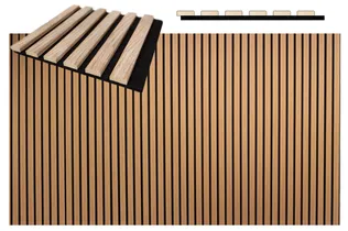 AKUSTILINE SEINAPANEEL 19X300X2600MM NATURAALNE TAMM 0,82M² PAKIS