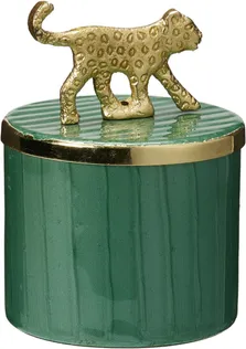 DEKORATIIVKARP LEOPARD 13CM ROHELINE