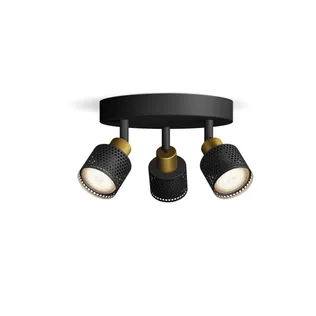 KOHTVALGUSTI NIALL SPOT 3X35W ÜMMARGUNE MUST-MESSING