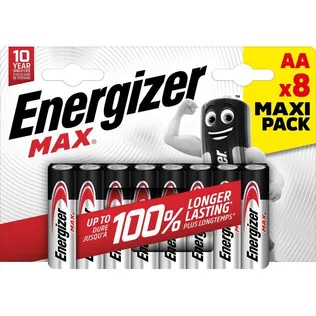 PATAREI ENERGIZER MAX ALKALINE AA 8TK PAKIS
