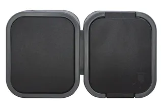LIHTLÜLITI+PISTIKUPESA B2 KAANEGA IP54 MUST