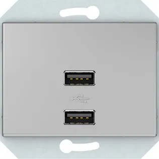 USB PESA VILMA XP500 RAAMITA 2XUSB 3,4 А METALLIC