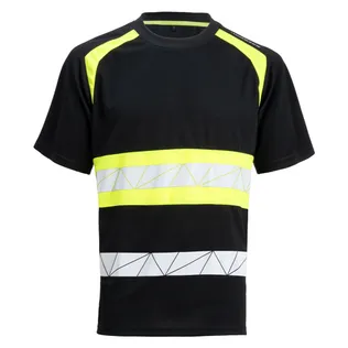 T-SÄRK WORTEX MUST/KOLLANE HELKURRIBADEGA M