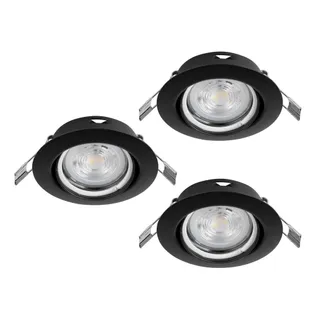 SÜVISTATAV VALGUSTI EGLO FAVAZZINA 3X4W GU10 4W MUST