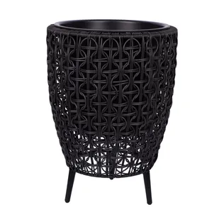 LILLEPOTT WICKER 38X38XH54CM, MUST