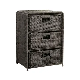 KORVRIIUL 3-NE BASILE 40X30XH56CM, TUMEPRUUN