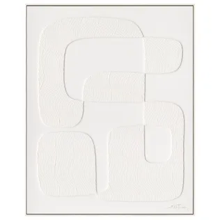 MAAL RAAMIGA 80X100CM, VALGE KUJUND