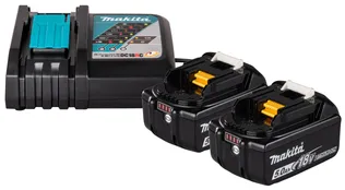 AKUDE JA LAADIJA KOMPLEKT MAKITA POWERPACK 18V 2X5,0AH