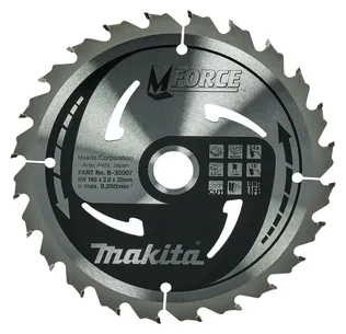 SAEKETAS PUIDULE MAKITA M-FORCE 165X2X20MM 15° T24