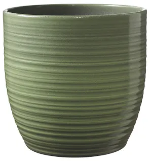 ÜMBRISPOTT SOENDGEN KERAMIK BERGAMO MYSTIC STYLE Ø14X13CM LEHEROHELINE