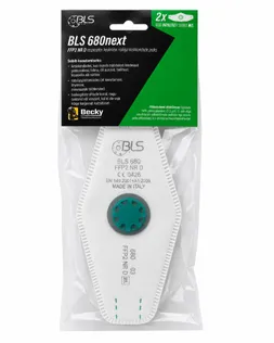 TOLMUMASK BLS 680NEXT 3-PANEELIGA FFP2 KLAPIGA 2TK PAKIS
