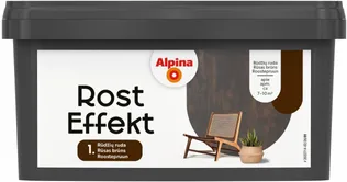DEKORATIIVVÄRV ALPINA ROST EFEKT ROOSTEPRUUN 0,8L