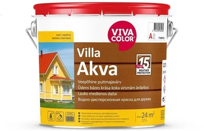 PUITFASSAADIVÄRV VIVACOLOR VILLA AKVA 2,7L VÄRVITU (C) MATT