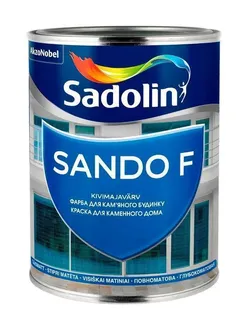 KIVIFASSAADIVÄRV SADOLIN SANDO F 1L VALGE TÄISMATT