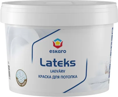 LAEVÄRV ESKARO LATEKS 2,5L VALGE TÄISMATT