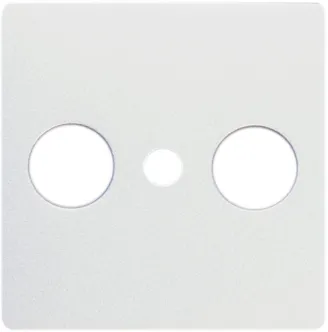 KATTEPLAAT TV+R DELTA ALUMIINIUM SIEMENS