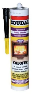 AHJUHERMEETIK SOUDAL CALOFER +1500C 300ML MUST AHJUSUUDELE