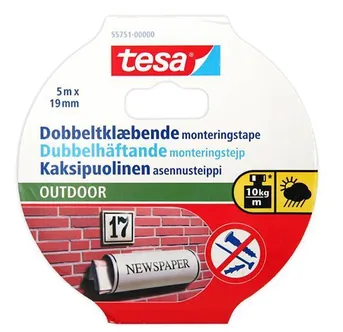 KINNITUSTEIP VÄLISTINGIMUSTE 5 M X 19 MM