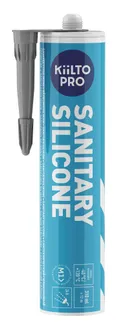 SANITAARSILIKOON KIILTO PRO 44 TUMEHALL 310ML