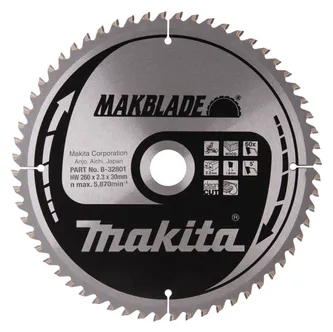SAEKETAS MAKITA MAKBLADE 260X30MM T60