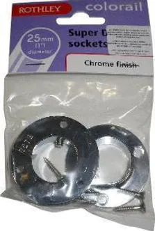 TERASTORUKANDUR SEIN-OTS 25MM KROOM 2TK