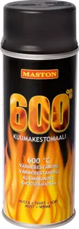 AEROSOOLVÄRV KUUMAK.MUST 600C 400ML