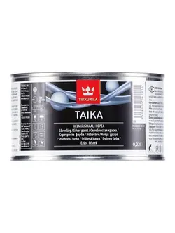 DEKORATIIVVÄRV TIKKURILA TAIKA HELMIÄISMAALI 0,225L HÕBEDANE POOLLÄIKIV