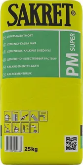 TSEMENT-LUBIKROHV SAKRET PM-SUPER 25KG HALL