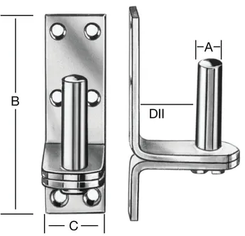 VÄRAVAHINGE VASTUS 13X99X35X25MM
