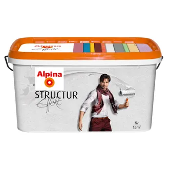 STRUKTUURVÄRV ALPINA STRUCTUR EFFEKT 5L VALGE MATT